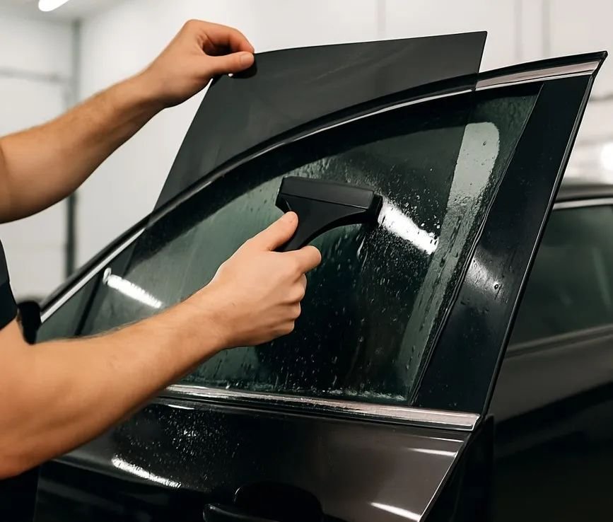 Windscreen Tint black