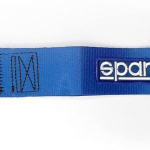 Sparco-Fabric Tow Hooks Blue