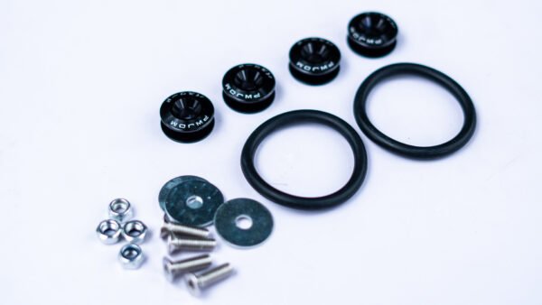 Round Bumper Locks – Black