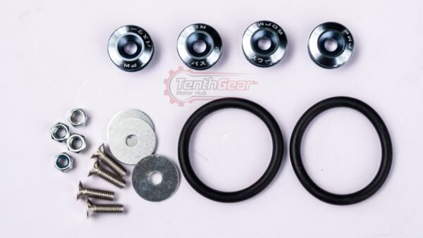Round Bumper Locks – Silver
