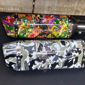 EXHAUST TIP UNIVERSAL L82-GRAFFITI