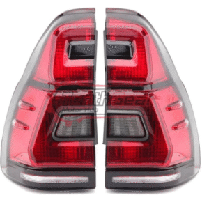 Prado 120 Tail Lamps With LED Aftermarket Red