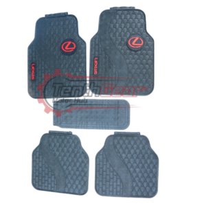 Car Floor Mats Branded – Black/Orange – Lexus