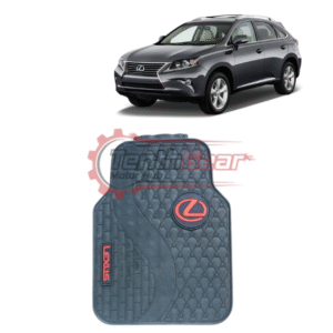 Car Floor Mats Branded – Black/Orange – Lexus
