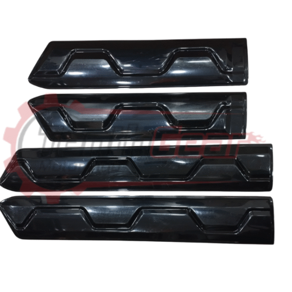 Ford Ranger Door Cladding Black Finish Door Mouldings