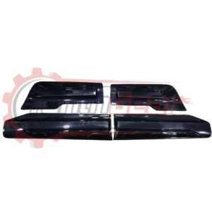 Hilux Revo Door Cladding Full Black Mouldings