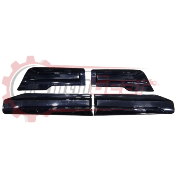 Hilux Revo Door Cladding Full Black Mouldings