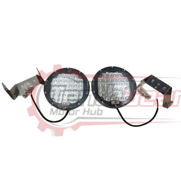 9 inch LED Black Flood Lights Pair