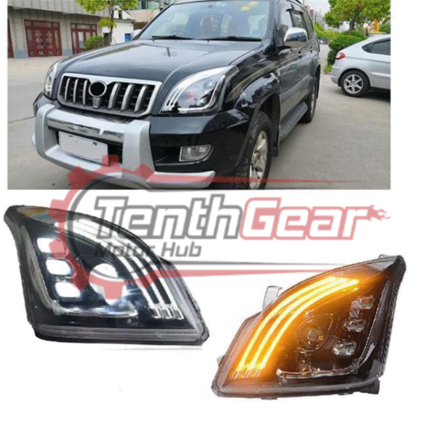 Front Headlights – Toyota Prado 120