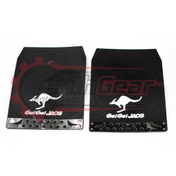 Kangaroo Universal Mudflaps – Red/Black