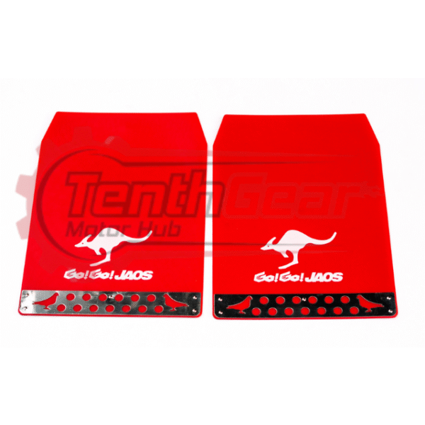 Kangaroo Universal Mudflaps – Red/Black