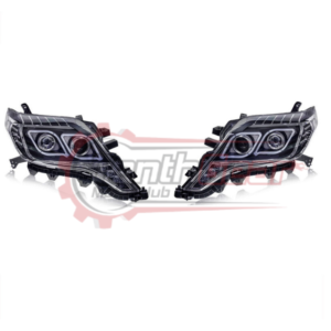 Prado 150 Headlights LED Aftermarket Teardrop Headlamp