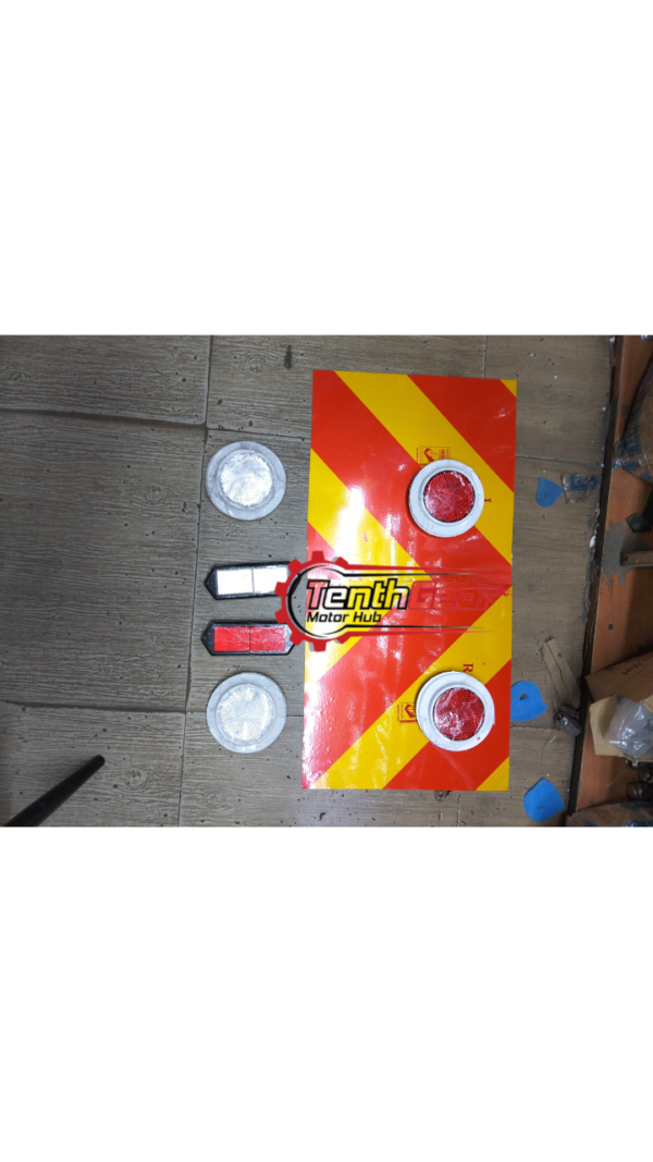 Chevron Reflectors Intact