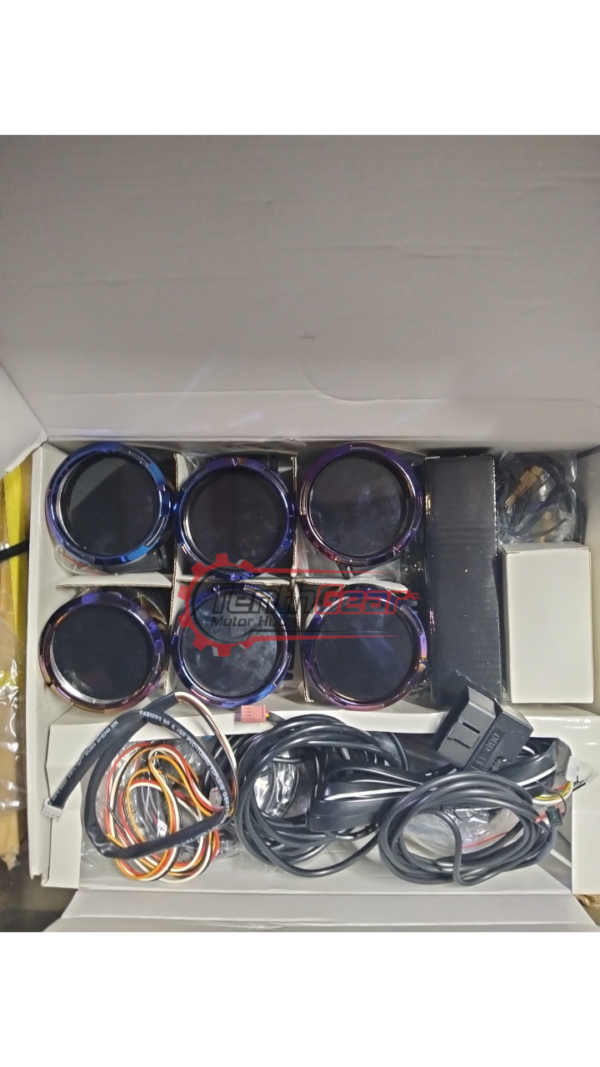 Gauge Set all Intact (water,volt,RPM,Fuel,Turbo,Temp)