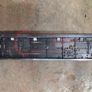 carbon fibre number plate