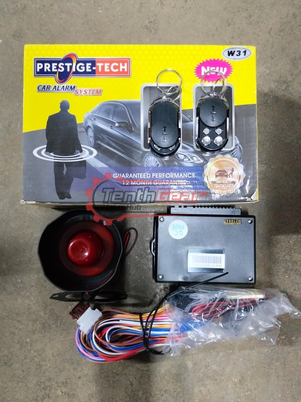 prestige tech car alarm