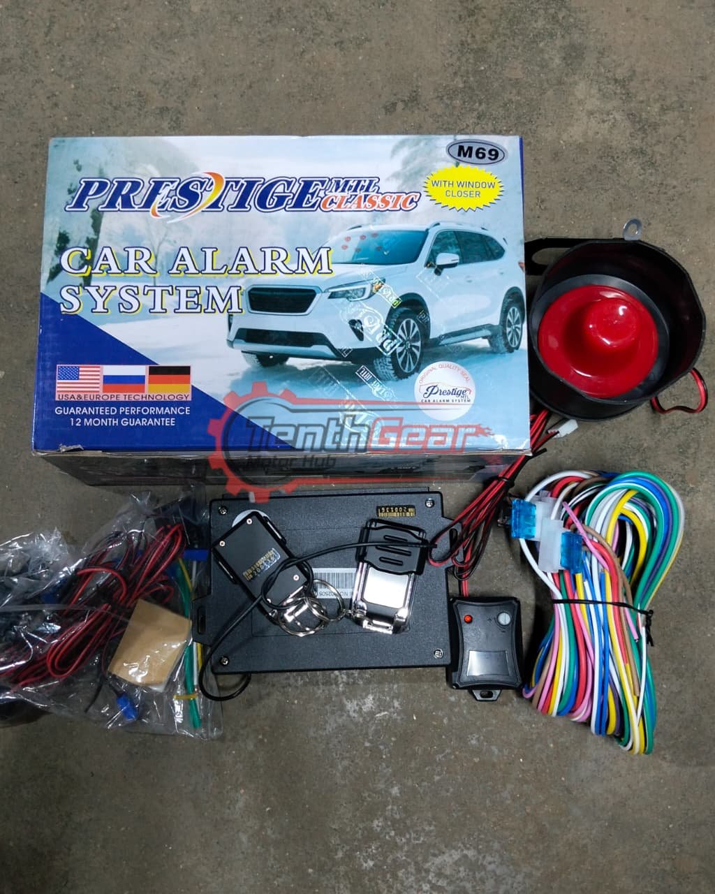 Prestige web window raiser (alarm)