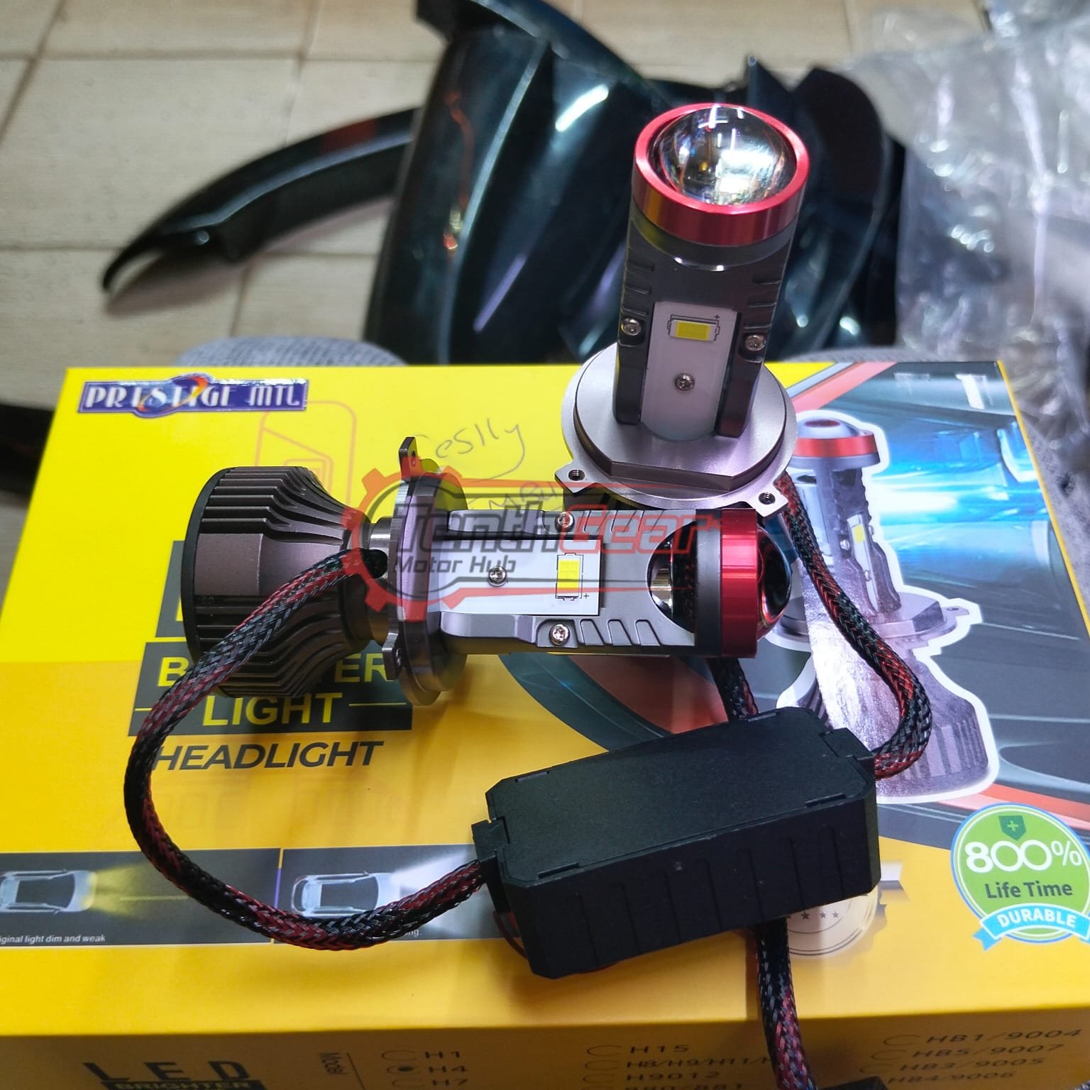 led headlight with lens