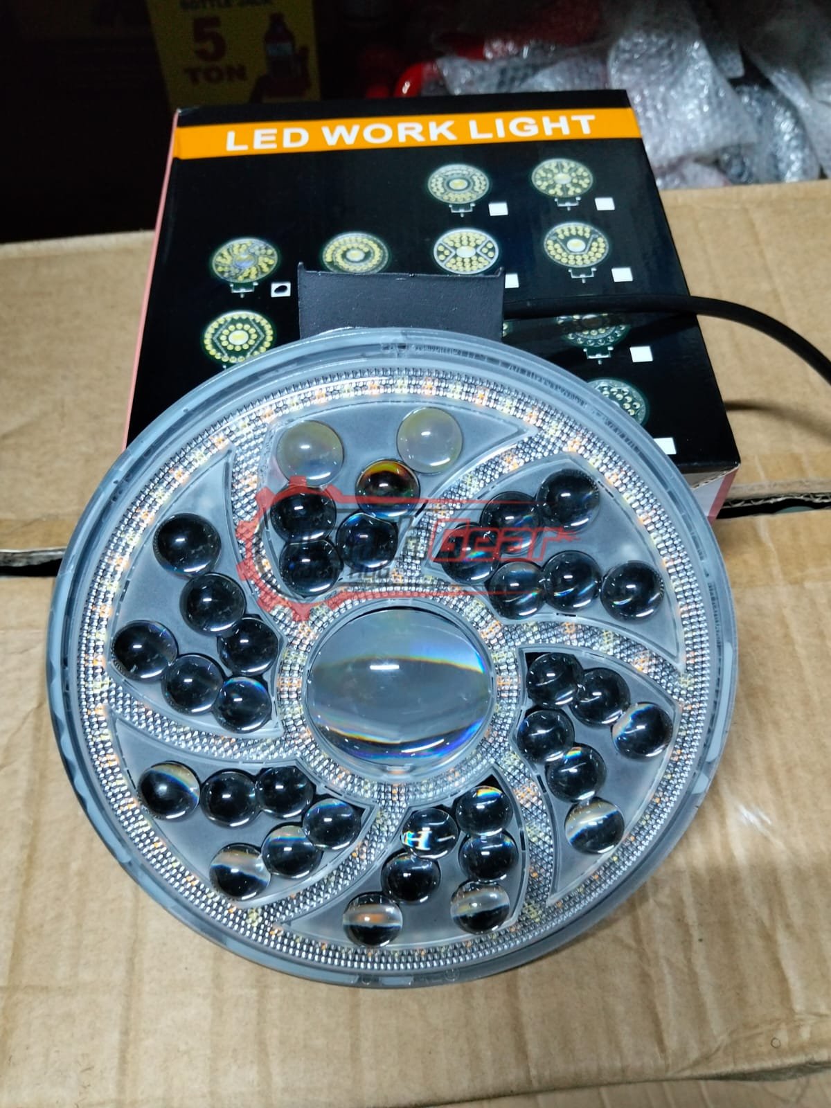 Round LED Fog light pair