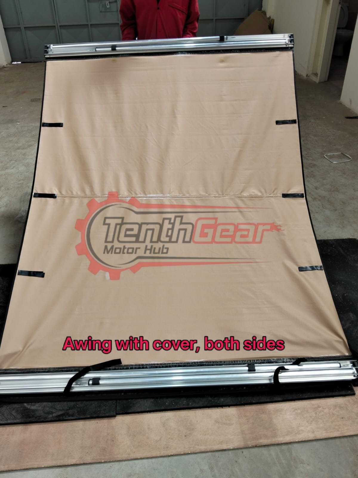 Car Awning with Canvas Casing Tent