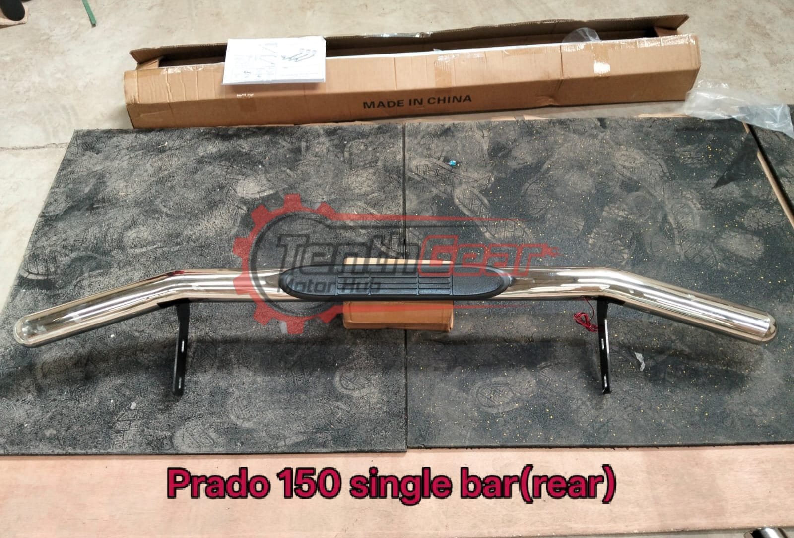 Prado 150 rear guard with light.