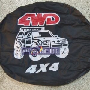 Spare wheel cover.