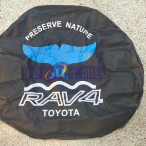 Spare wheel cover.