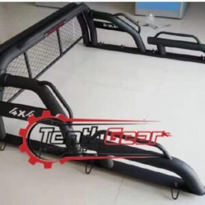 Black Steel Roll Bar with mesh