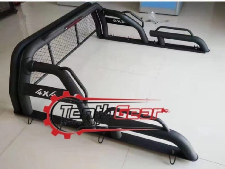 Black Steel Roll Bar with mesh