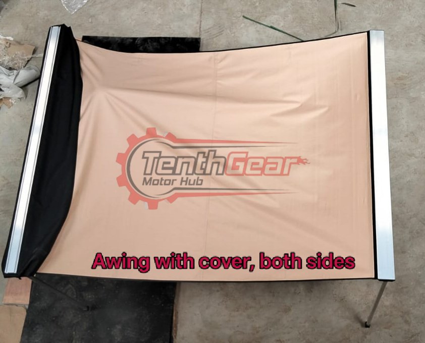 Car Awning with Canvas Casing Tent