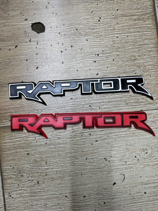 3D Raptor Body Sticker