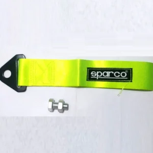 Sparco-Fabric Tow Hooks Green/Yellow